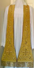Gold Preaching Stole